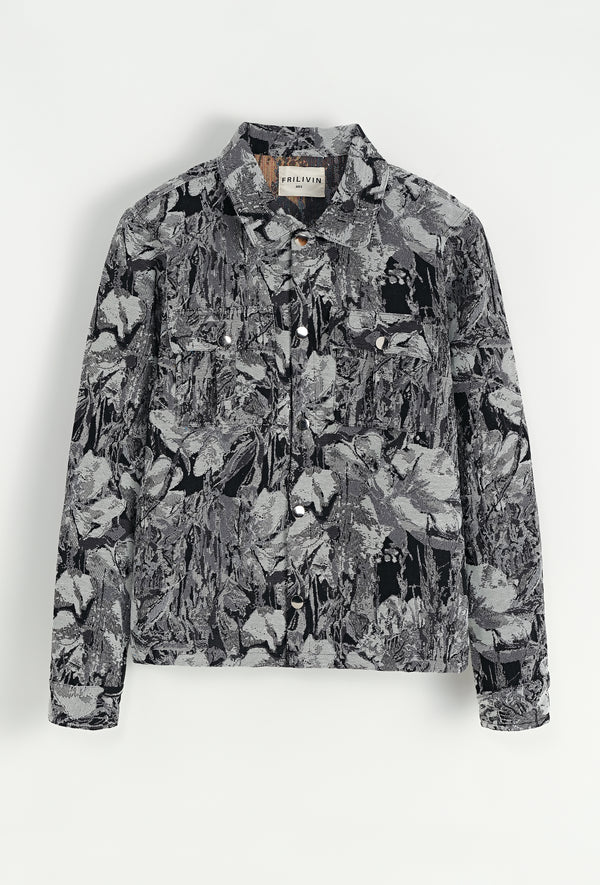 VESTE - KOYA WHITE AND BLACK