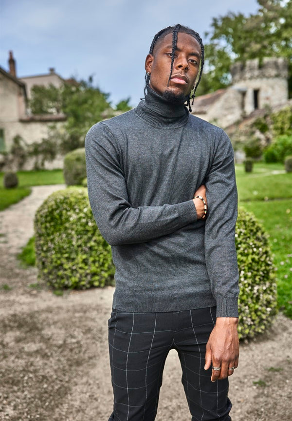 🖤 Pull Col Roulé Streetwear – Style Urbain & Confort