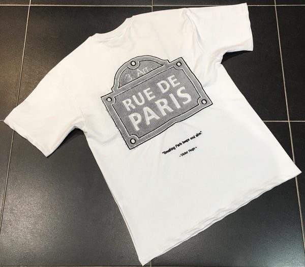 TEE SHIRT - MODÈLE PARIS BLANC