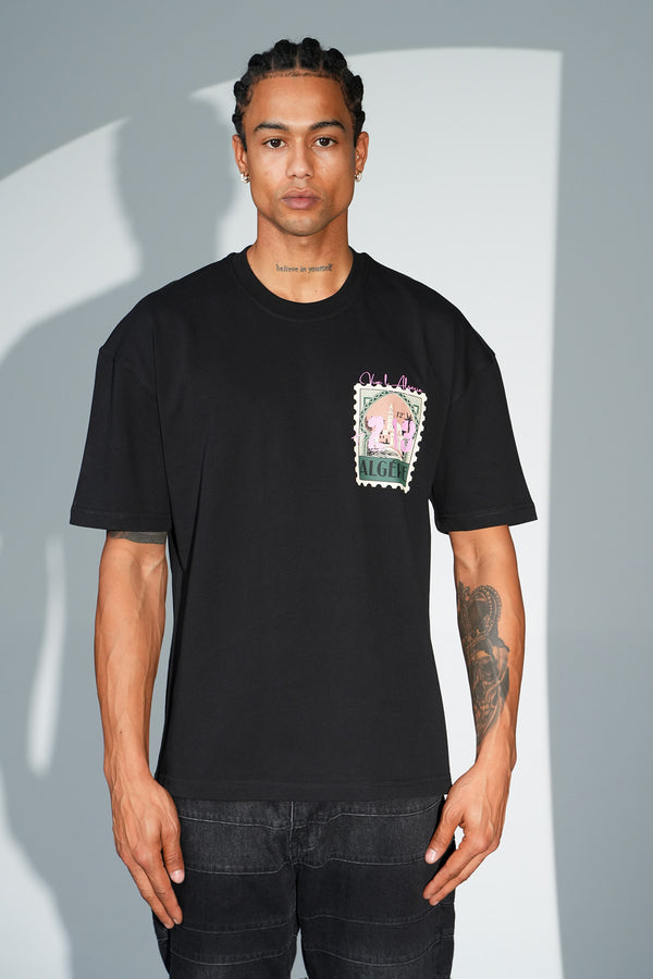 TEE SHIRT - MODELE ALGERIE 213 NOIR