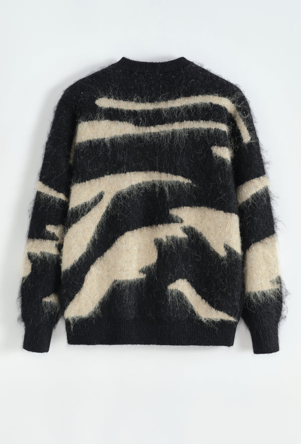PULL - WINTER BLACK BEIGE