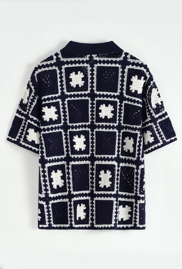 CHEMISE- MALAGA BLUE WHITE