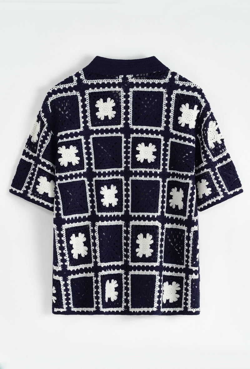 CHEMISE- MALAGA BLUE WHITE