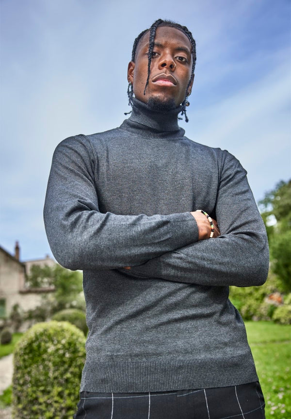 🖤 Pull Col Roulé Streetwear – Style Urbain & Confort