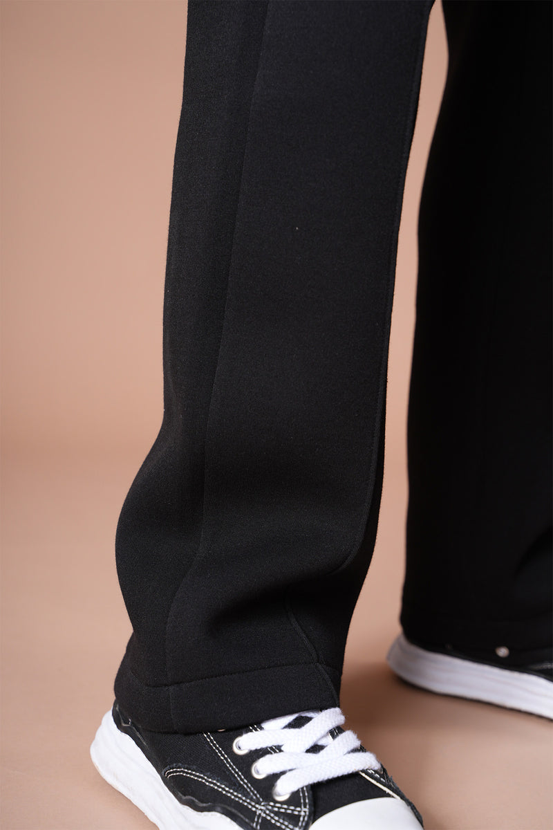 Ensemble jogging unisexe – Sweat à capuche oversize & pantalon de survêtement confortable noir