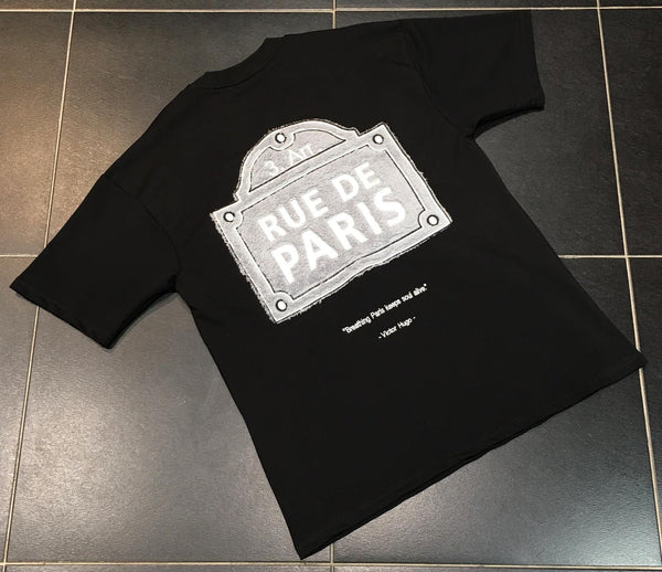 TEE SHIRT - MODÈLE PARIS NOIR