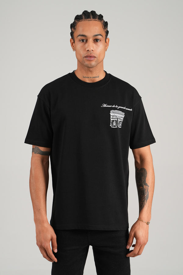 T-SHIRT - MODELE TRIOMPHE BLACK
