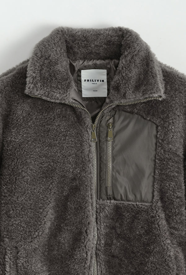 VESTE - POLAIRE FULL GREY