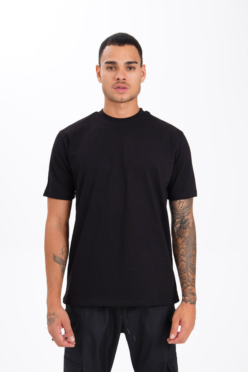 TEE-SHIRT NOIR BASIC LUXE
