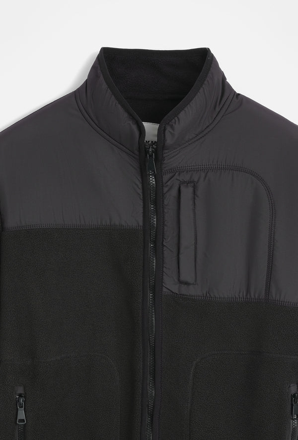 VESTE - POLAIRE NOIR