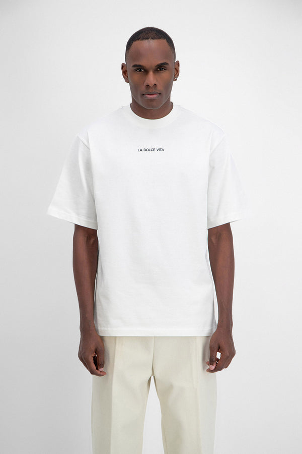 TEE SHIRT - MODÈLE DOLCE VITA BLANC