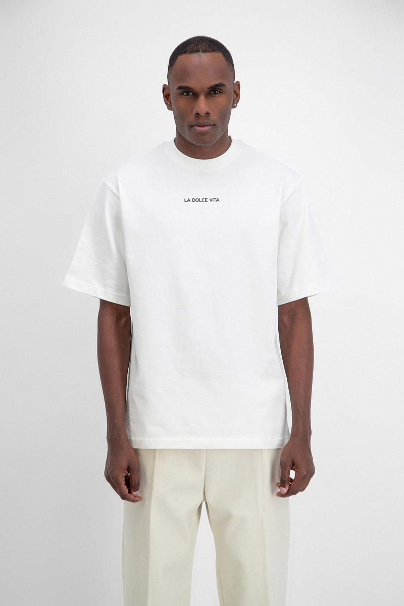 TEE SHIRT - MODÈLE DOLCE VITA BLANC