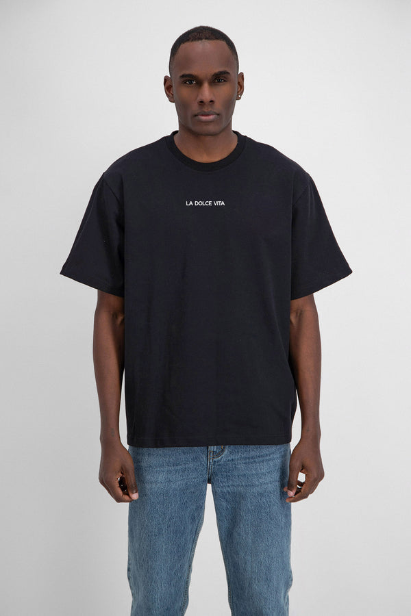 TEE SHIRT - MODÈLE DOLCE VITA NOIR