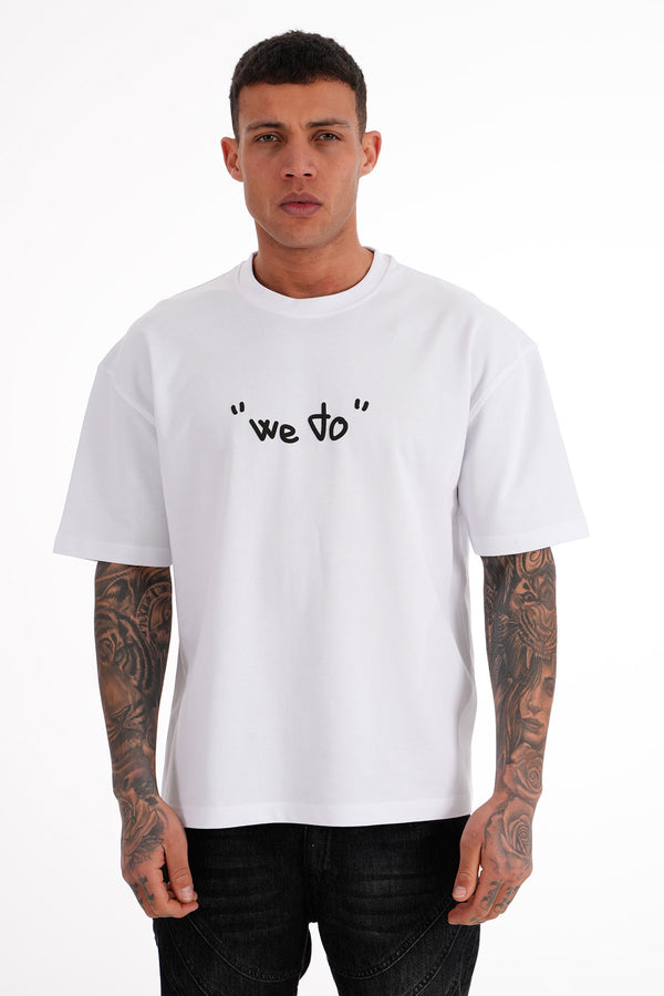 TEE SHIRT - MODÈLE WE DO BLANC