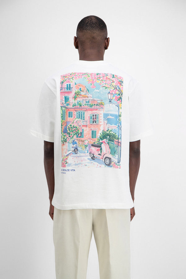TEE SHIRT - MODÈLE DOLCE VITA BLANC