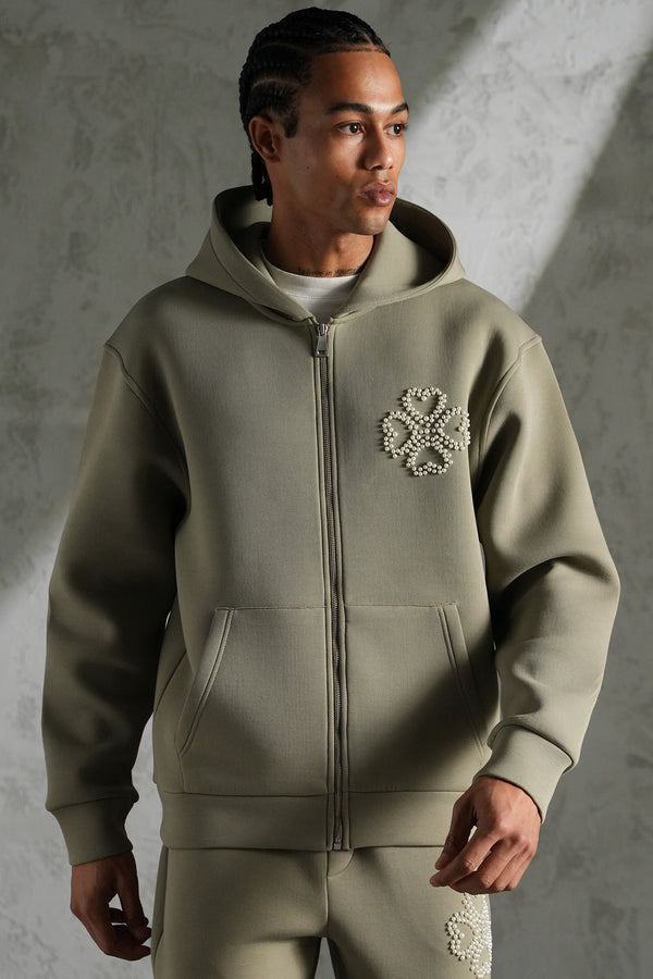 ENSEMBLE TRÈFLE PERLE