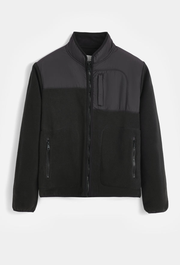 VESTE - POLAIRE NOIR