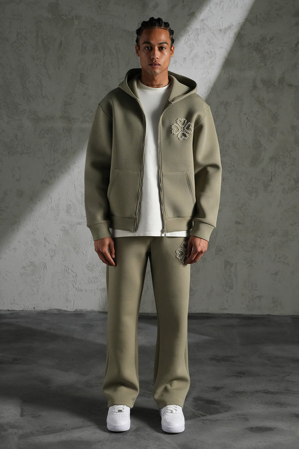 ENSEMBLE TRÈFLE PERLE