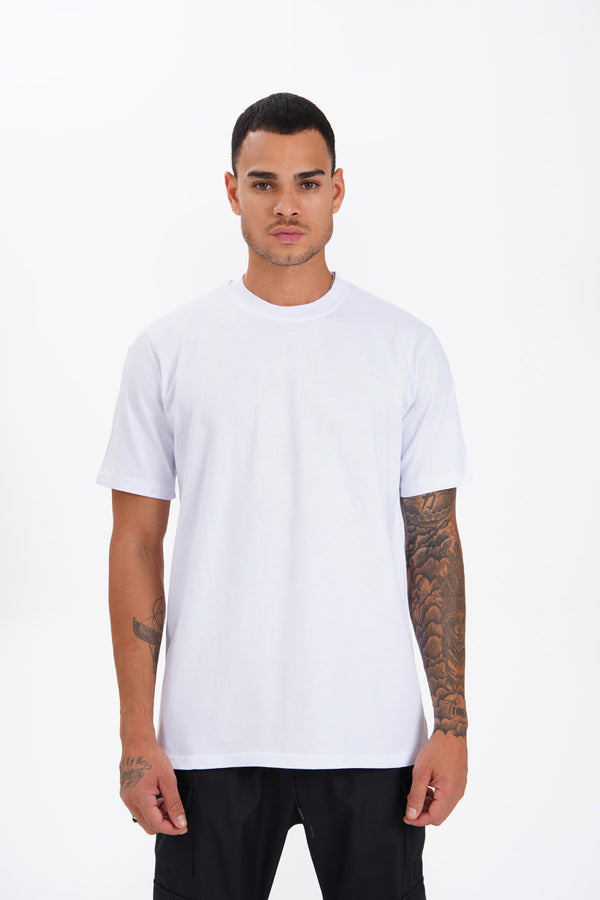 TEE SHIRT BLANC BASIC LUXE